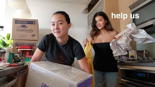 unpacking our NYC apartment!!💫 pain and suffering