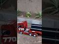 Huina Scania Trailer Truck 770 RC Transporting Iron Pipes