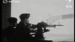 RAF PREPARE BIG OFFENSIVE Training for crews for huge fleet of bombers soon to be ready go...(1940)
