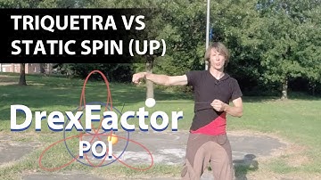 Poi Tutorial: Triquetra vs Static Spin (Up)