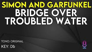 Simon U0026 Garfunkel  Bridge Over Troubled Water  Karaoke Instrumental