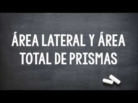 Video: Cómo Encontrar El área De La Superficie Lateral De Un Prisma