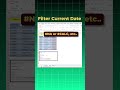 Excel Filter Hack: Type a Date &amp; Get Instant Data (With Headers!)