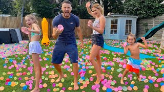 EXTREME 2000 WATER BALLOON BATTLE!! 😱🎈💦 screenshot 3