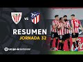 Resumen de Athletic Club vs Atlético de Madrid (2-1)
