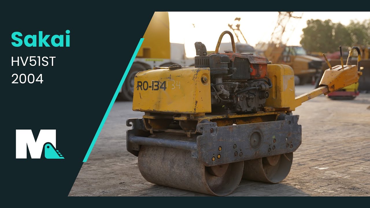 Sakai HV51ST Walk-Behind Smooth Double-Drum Roller | 2004