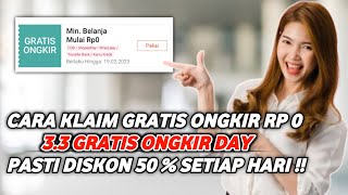 CARA MENDAPATKAN GRATIS ONGKIR RP 0 DI SHOPEE || 3.3 GRAND FASHION SALE 2023