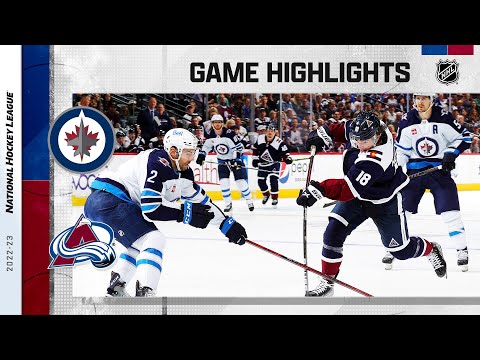 Jets @ Avalanche 10/19 | NHL Highlights 2022