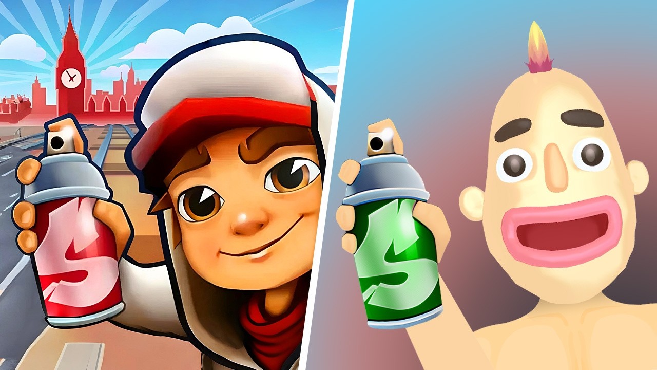 Subway Surfers VS Sandwich Runner, Subway Surfers Cartoon Game, Gameplay Adventure Subway Race