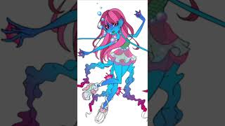 MONSTER HIGH Fan Character Art Progression