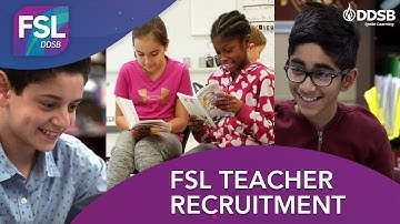 Durham District School Board:  French as a Second Language Teacher Recruitment Video