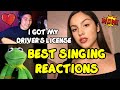 SINGING REACTIONS on OMEGLE DRIVERS LICENSE