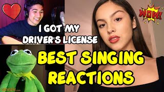 SINGING REACTIONS on OMEGLE DRIVERS LICENSE