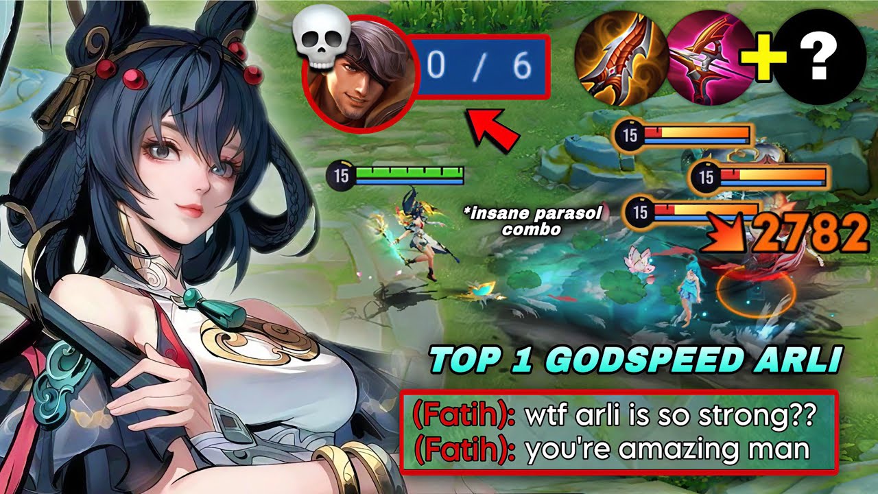 TOP 1 ARLI GODSPEED PARASOL COMBO CARRYING FEEDER JUNGLER DUN IN RANK GAME! | ARLI BUILD & ARCANA