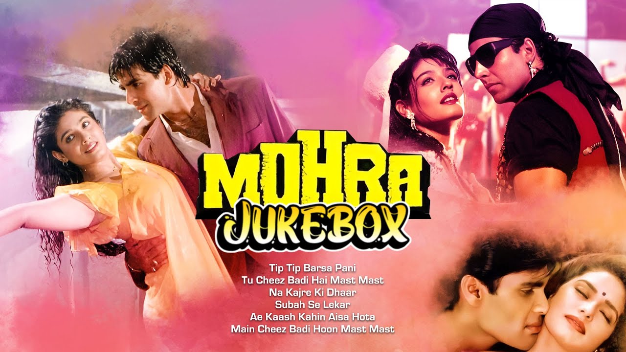 Mohra 1994 All Songs 4K Videos  Akshay Kumar Raveena Tandon Sunil Shetty     