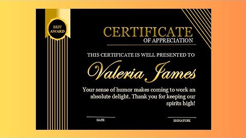 Certificate Design in MS Word | How to  Design a Professional-Looking Certificate in MS Word #msword