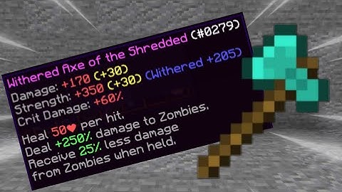 THIS AXE IS TOO GOOD! ( Hypixel Skyblock)