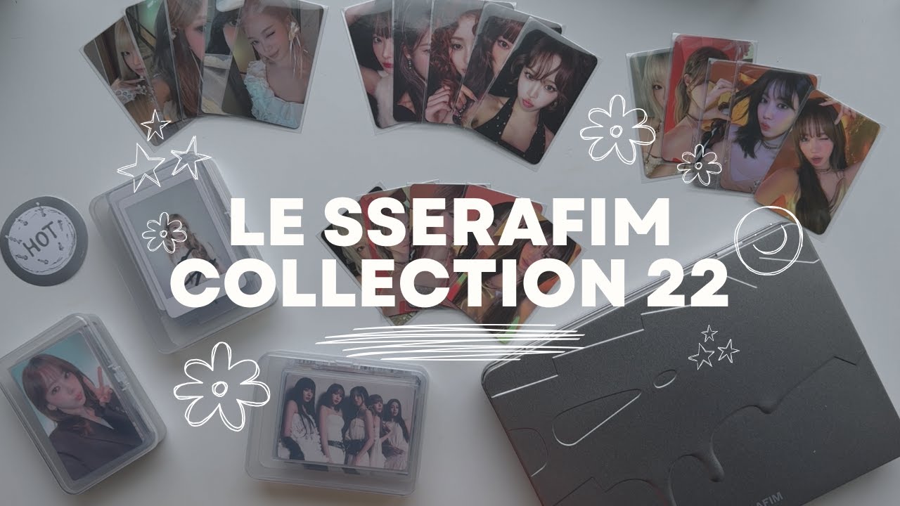 LE SSERAFIM Photocard Collection 22: HOT Era ft. MeowCafe