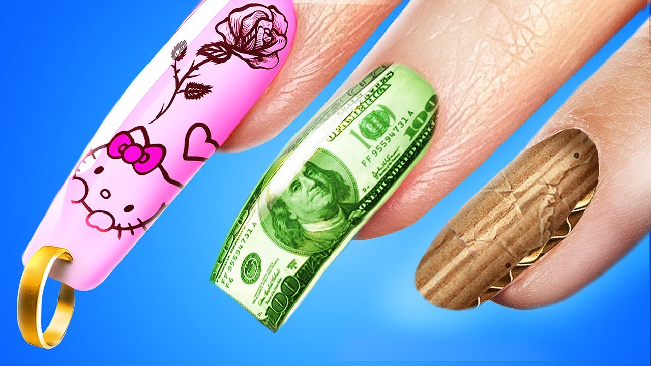 Ongles Courts VS Longs VS Méga Longs ! Problèmes De Filles Avec Les Ongles Longs Et Courts