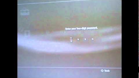 How To | Set A Password For Your Ps3