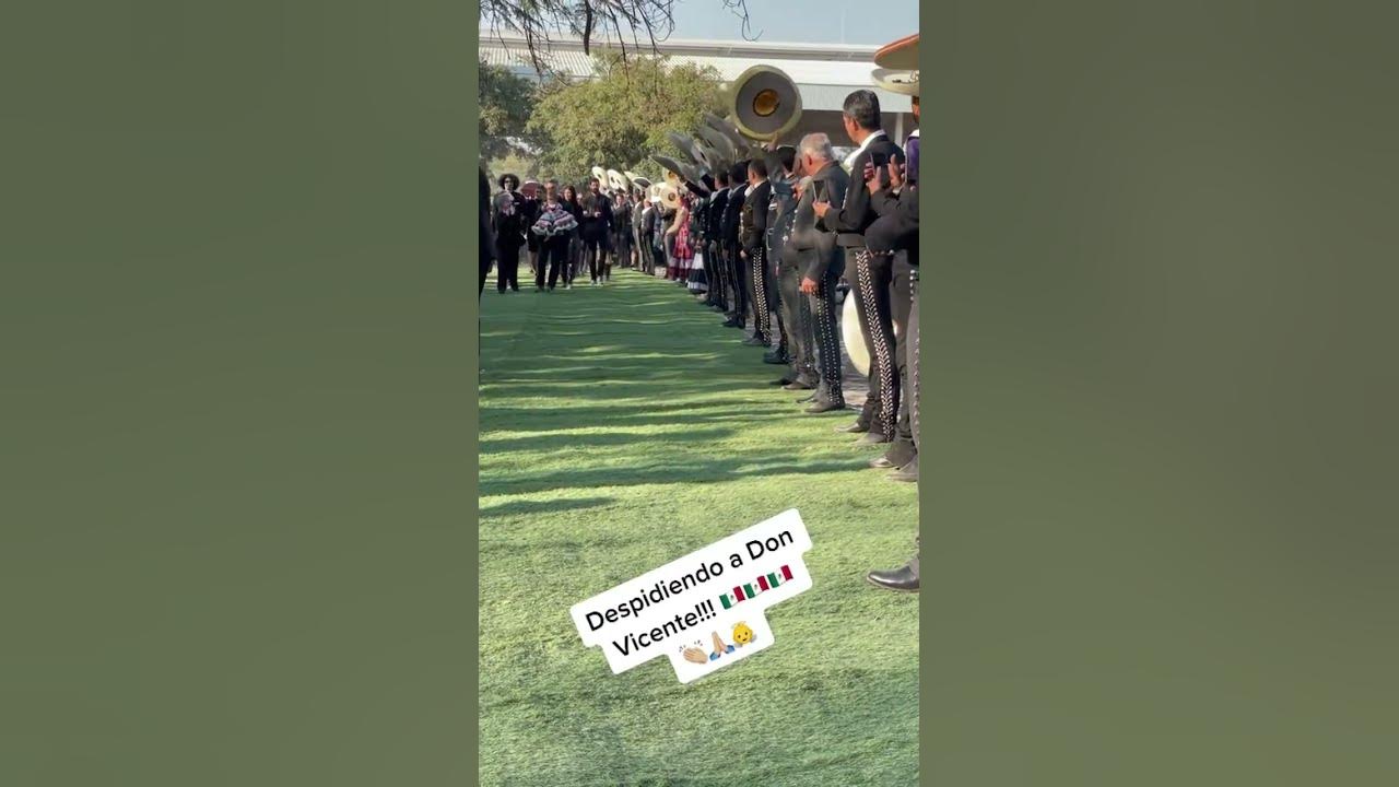 Despedida de Vicente Fernández 🕊️🕊️🕊️