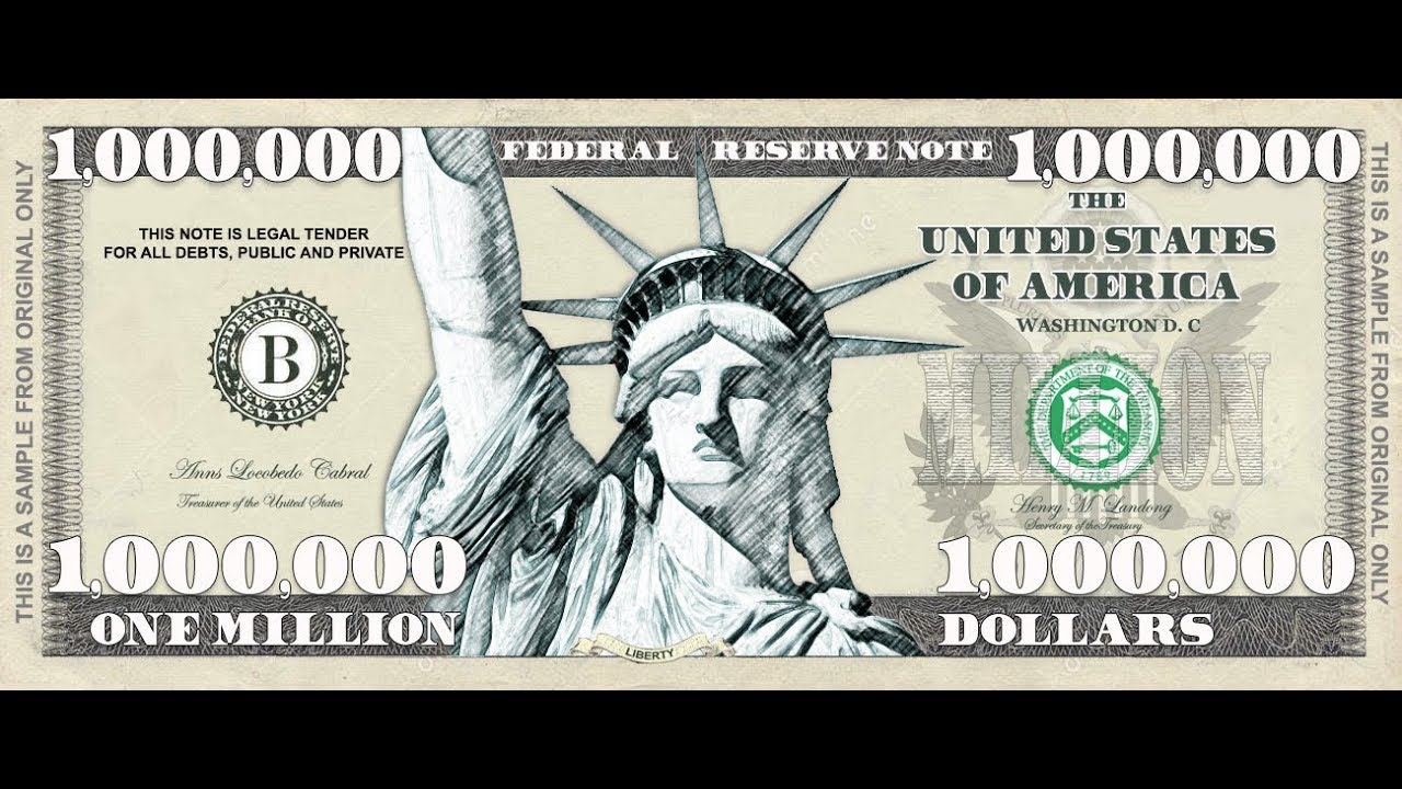 доллар. американские деньги. купюра 1 триллион долларов. купюра 1000000000 долларов сша. биллион долларов купюра.
