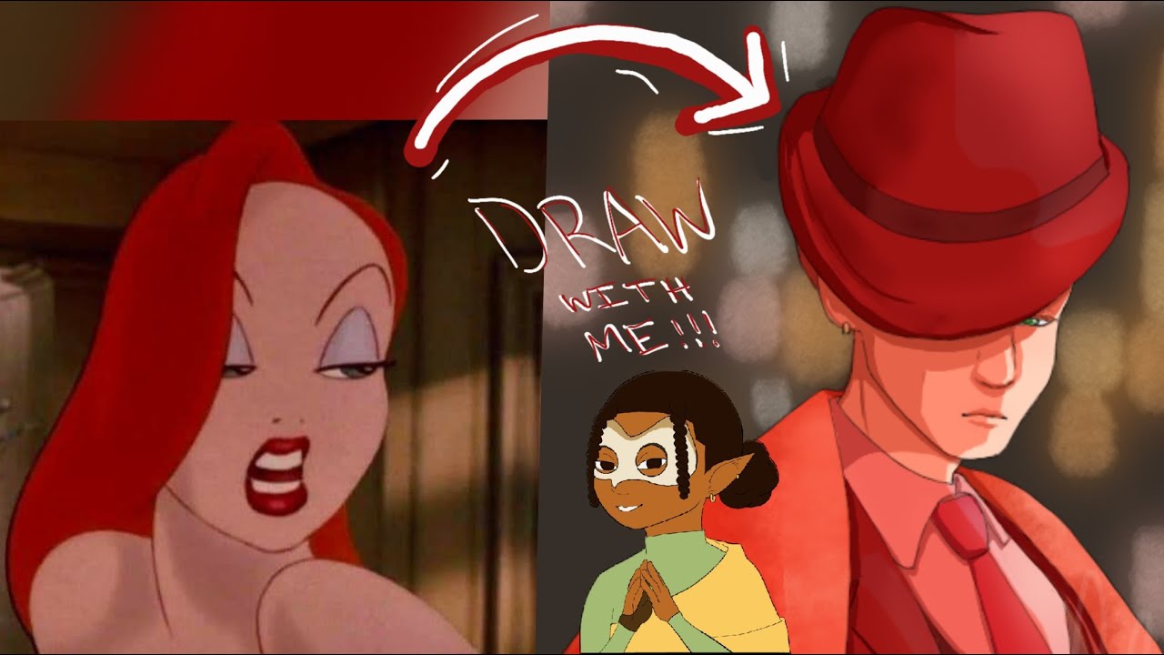 Drawing Jessica Rabbit (GENDERBEND) from WHO FRAMED ROGER RABBIT