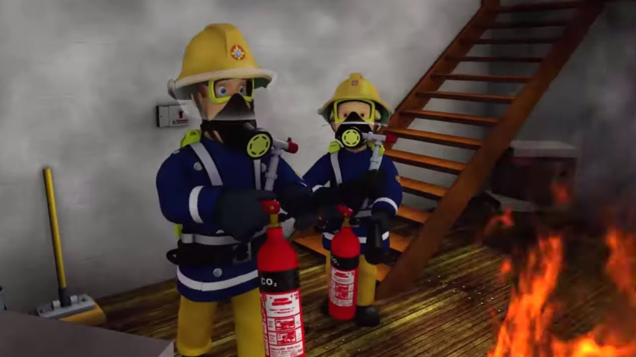 Fireman Sam | Basement Fire! 🔥Fire Rescue | Kids Cartoons | Videos for ...