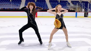 U.S. Junior skaters Olivia Ilin & Dylan Cain perform to 'The Pointer Sisters' (80's Rhythm Dance)