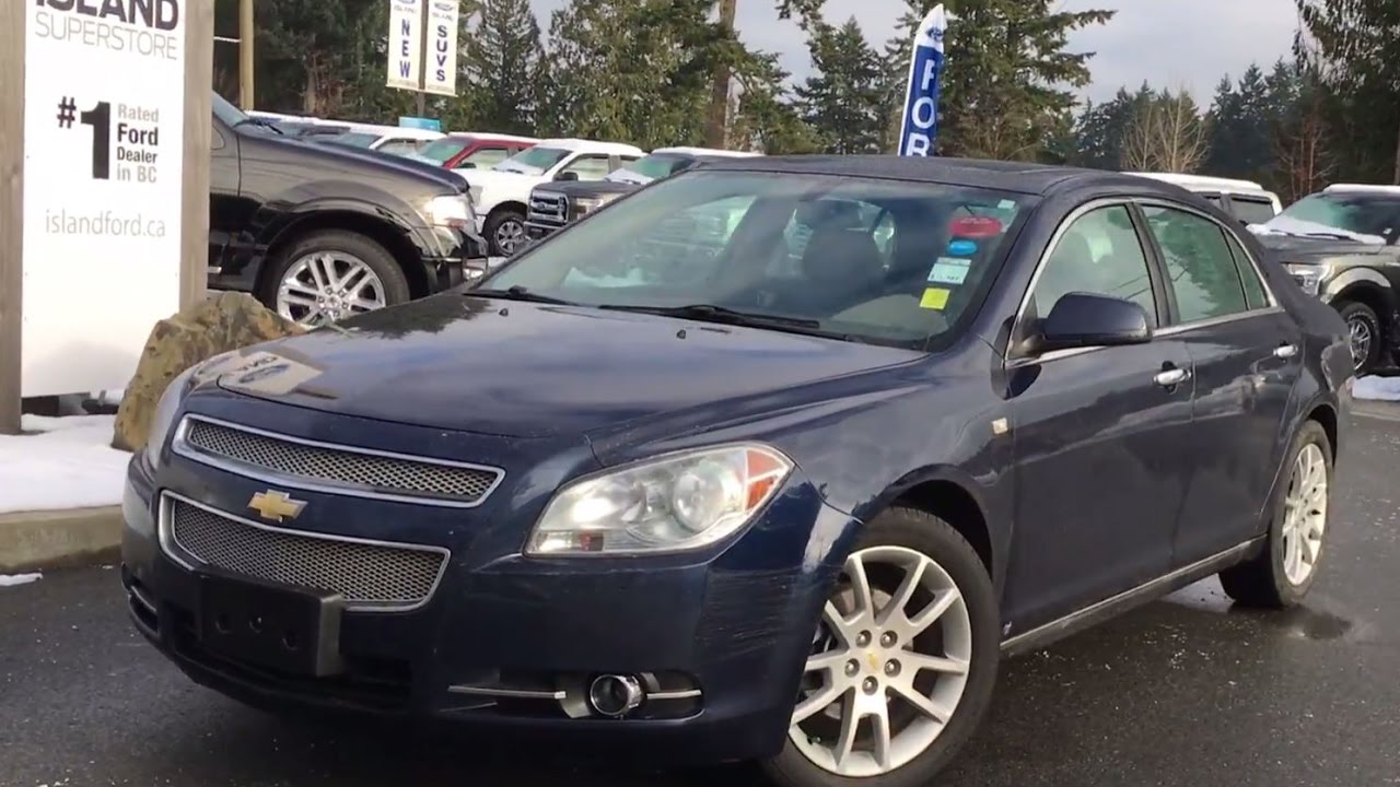 2008 Chevrolet Malibu Ltz W Leather Moonroof Review Island Ford