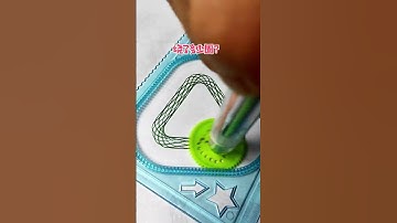 How many triangles were drawn?🤔 #Spirograph #satisfying #shorts