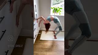 Backbend Practice At The Wall