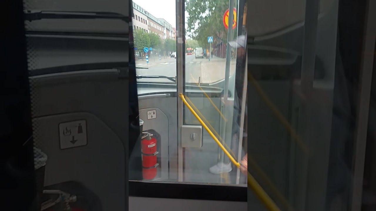 Sweden, bus 401 ride from Karlstad Busstation to Molkom, Graninge Pt.1 