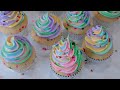 Cupcakes de colores para los peques de la casa