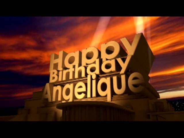 Happy Birthday Angelique Youtube Happy Birthday Angelique Youtube