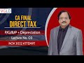 Pgbp  depreciation  ca final direct tax lecture 03 acca vglearning