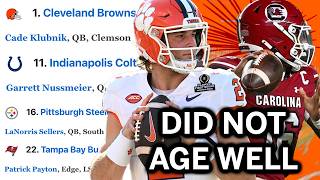 Just How Bad Was This 2026 NFL Mock Draft
