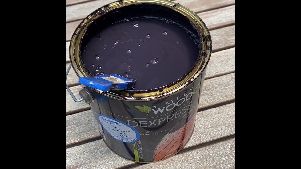 How to Restain Outdoor Furniture Using Haymes Dexpress Crockers Paint