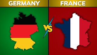 Germany vs France - Country Comparison (Military Power, Economy...)