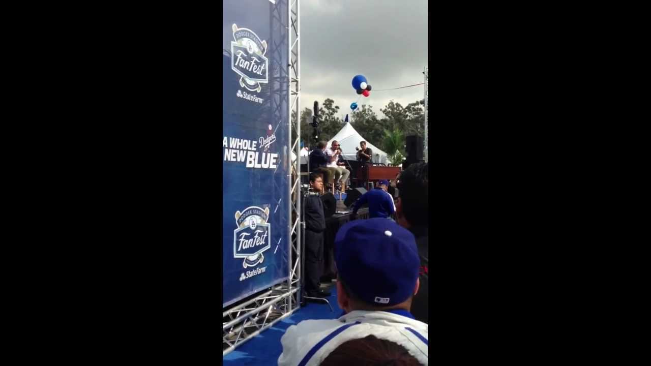 Matt Kemp at Fan Fest part one