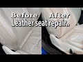 Leather Seat Repair with COLOURLOCK at the Sonax detailing Academy..
