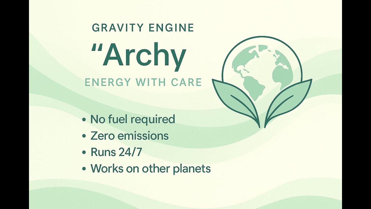 Introducing my "Archy" gravity engine to everyone! - YouTube
