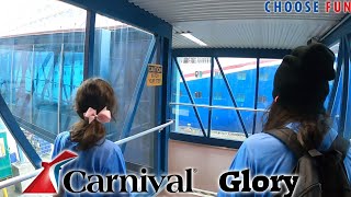 Carnival glory cruise (debark day)