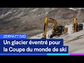 Le glacier est ventr et le trouble rgne sur la lgalit du trac