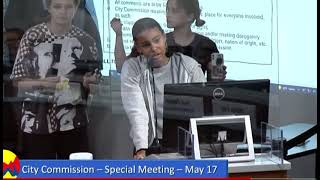 Call for Justice - High School Student Voices Her Concern at a Special Meeting in Grand Rapids, MI
