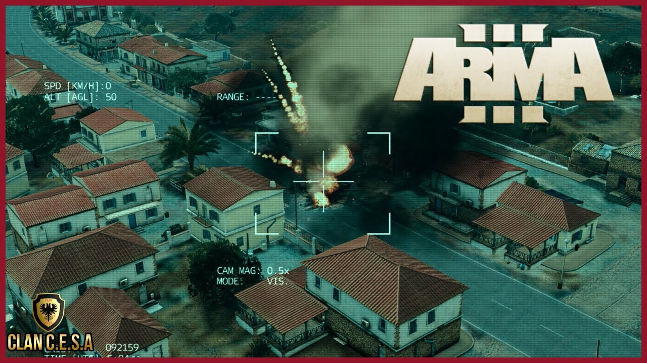 ARMA 3 COMBATE  EN  AGIOS  DIONYSSIOS TEST ACADEMIA