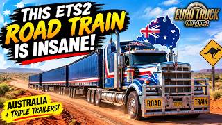 Experience **Australian Road Trains in Euro Truck Simulator 2 (ETS2)!** 🚛🇦🇺 screenshot 4