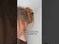 That doesn't fall out! 🫶🏻#buntutorial#messybuntutorial #hairtutorial #messybun #messyhair #hair