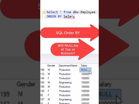 فيديو: هل Null محسوب في SQL؟