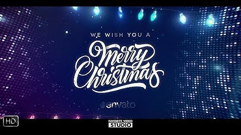 Christmas Greeting 2018 HD After Effects Template [Official Preview]